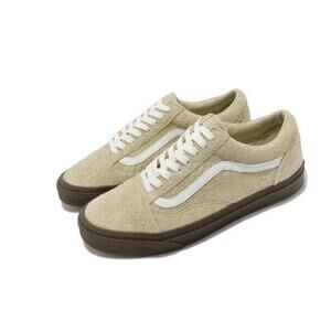 Vans Old Skool Hairy Suede Khaki Lace Up Men's Sneakers Shoes Size 9.5 NEW